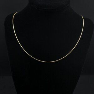 2 Piece Gold Plated 18inch Snake Chain Finished with Clasps For Jewelry Making